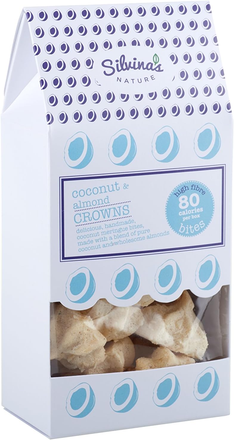Coconut Crowns / Healthy Low Calorie Snack / 18 g Box ( Pack of 2)