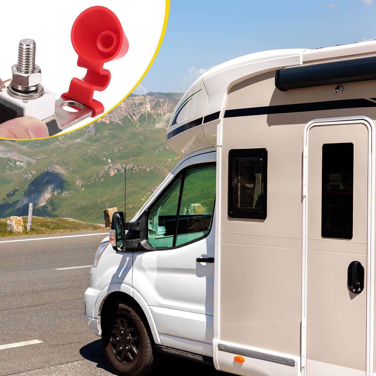 Delock RJ45 Buchse zu Terminalblock mit Drucktaster Adapter - An diesen