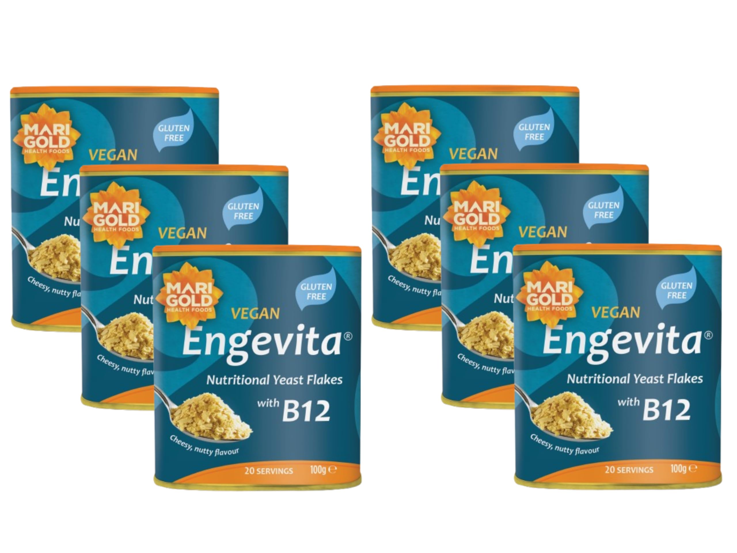 Engevita Yeast Flakes With Vitamin B12 - 125g