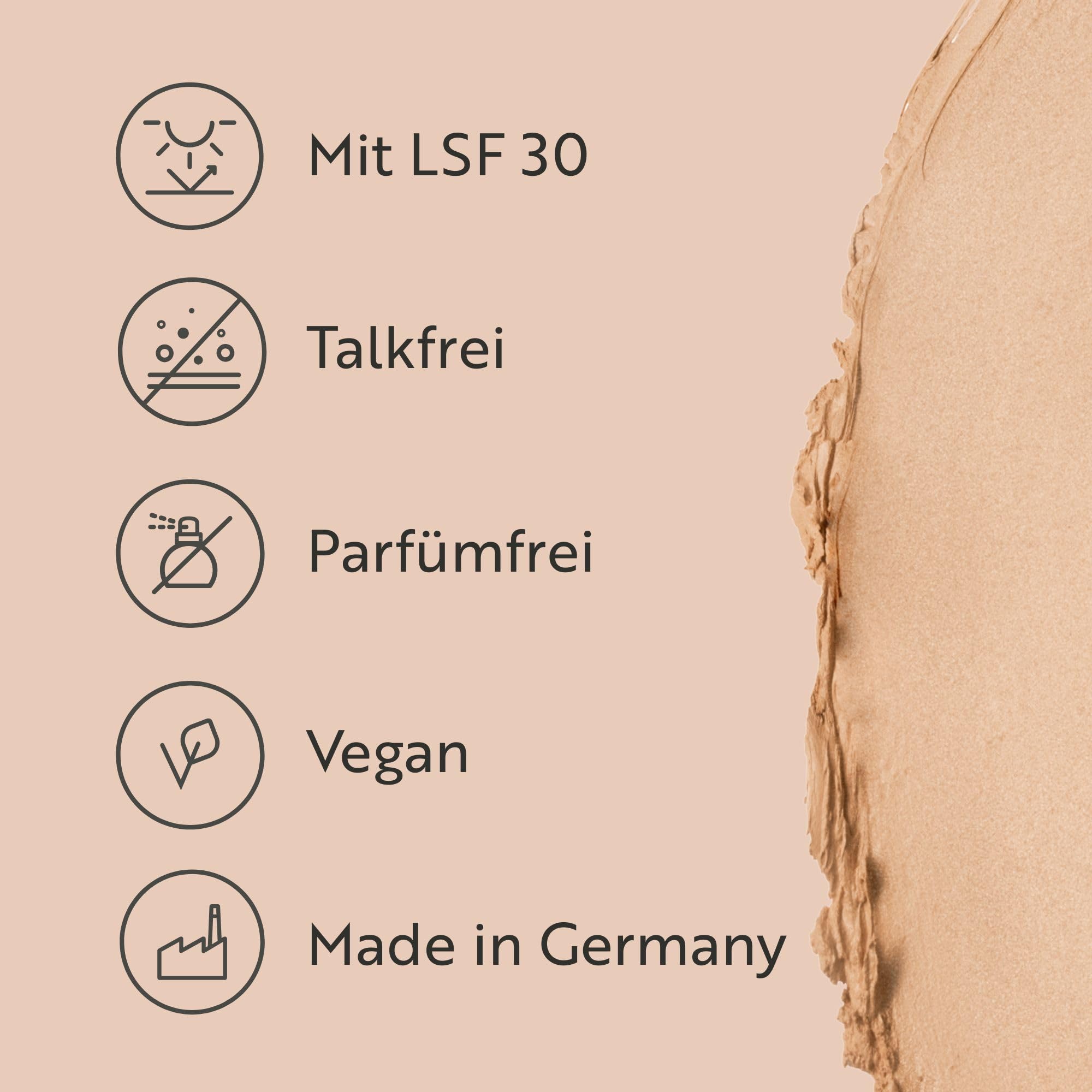 M. Asam MAGIC FINISH Hydrating Foundation Stick, Soft Ivory (12g) – Für ein natürliches, semi-mattes Finish, Mit SPF 30 & 1% Hyaluron, Kaschiert Fältchen & Unreinheiten, Vegane Creme Foundation