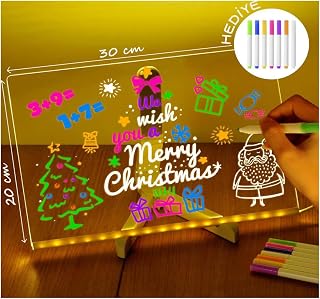 Vothoon 12 Inc LED Işıklı Çizim Tahtası Ayarlanabi