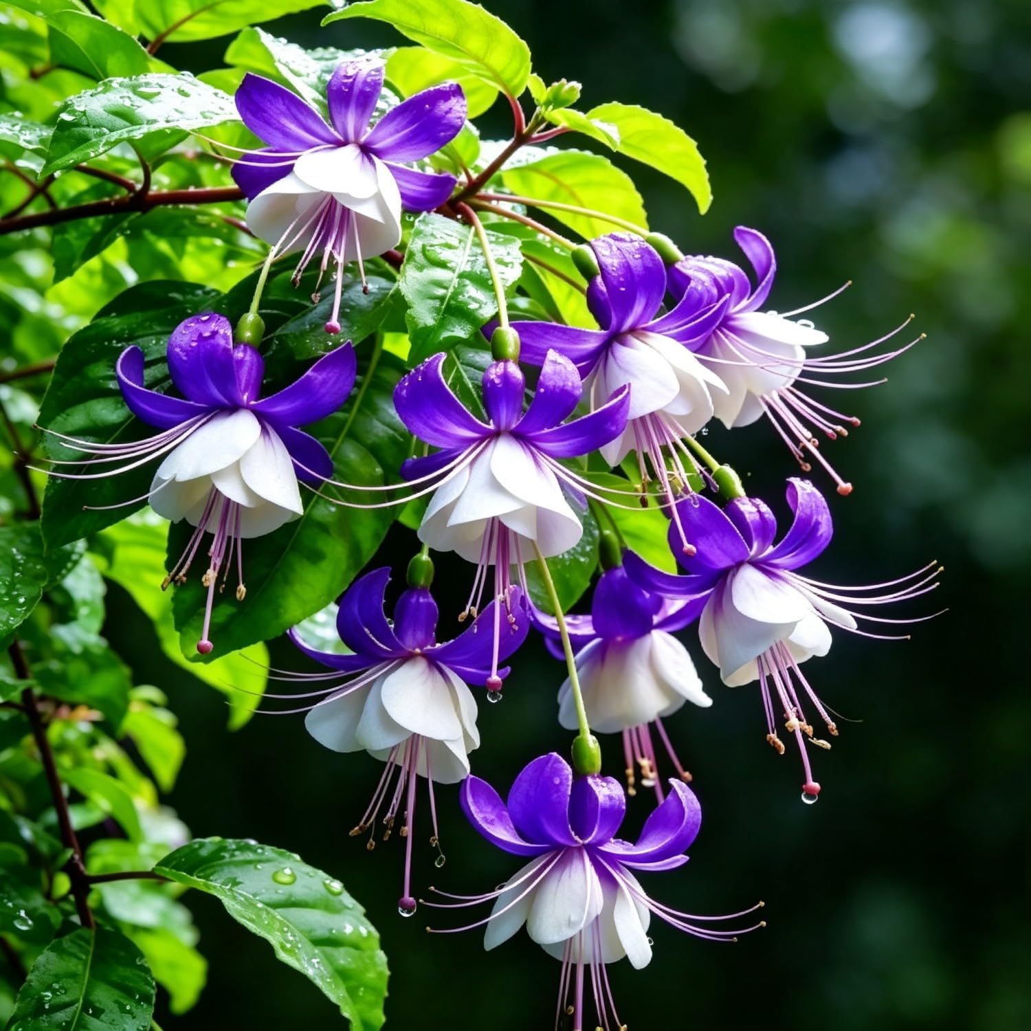Fuchsia Seeds-Hardy Perennial， Excellent Display Indoor，Balcony，Garden