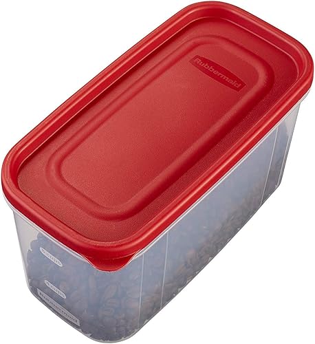 Miniatura 3 de Rubbermaid Recipiente para alimentos secos de 10 tazas (juego de 3), transparente