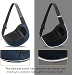 FDJASGY Pet Porte-sangle pour petits chiens Chats, sac à dos de chiots sans main avec poche et sangle réglable