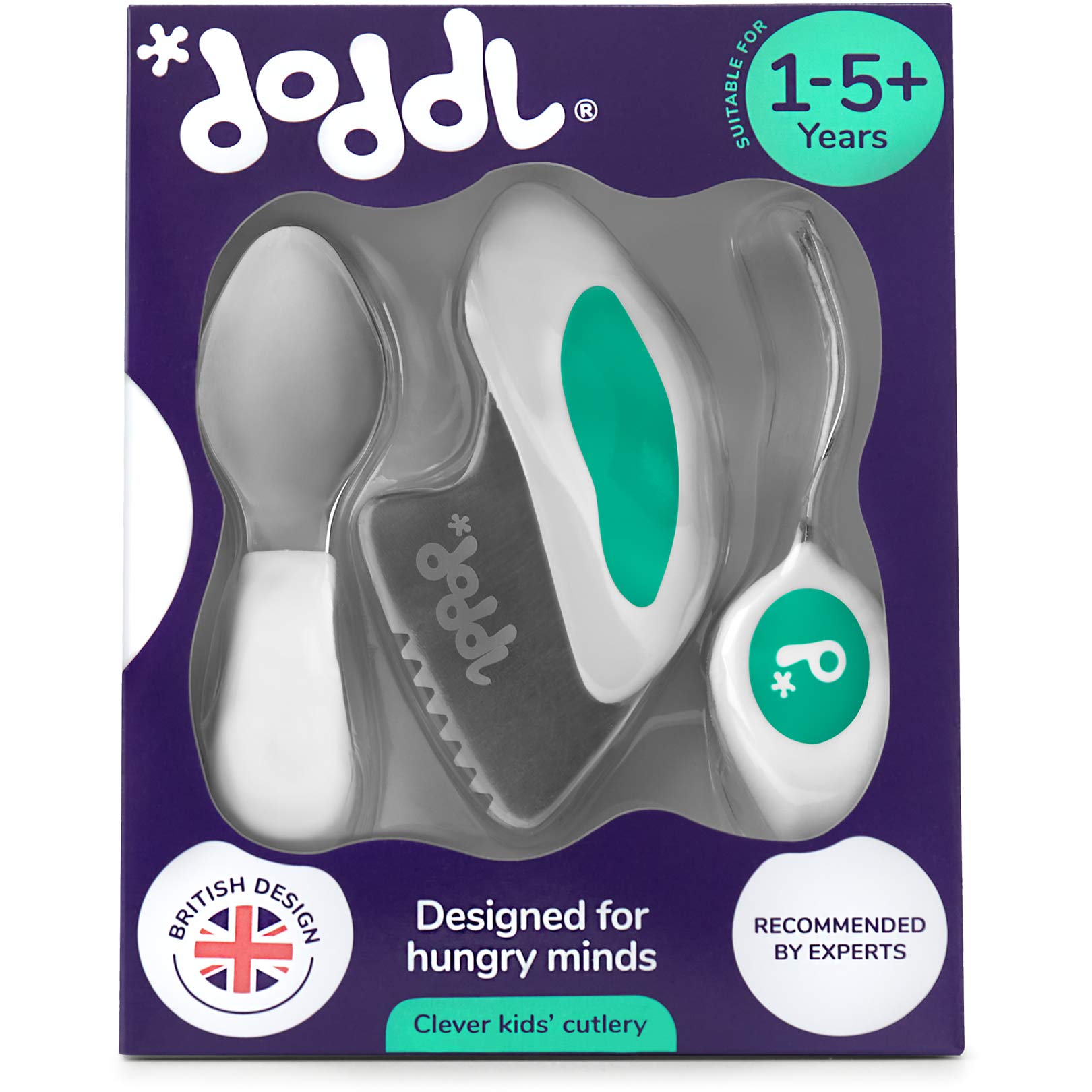 Buy Doddl Cutlery Set for Children, Toddlers or Babies 12 Months