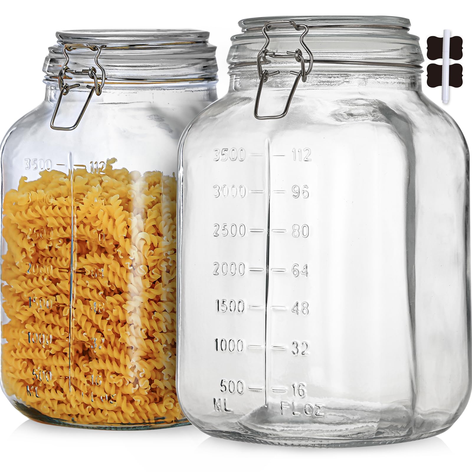 ZALSSKE Glass Storage Jars