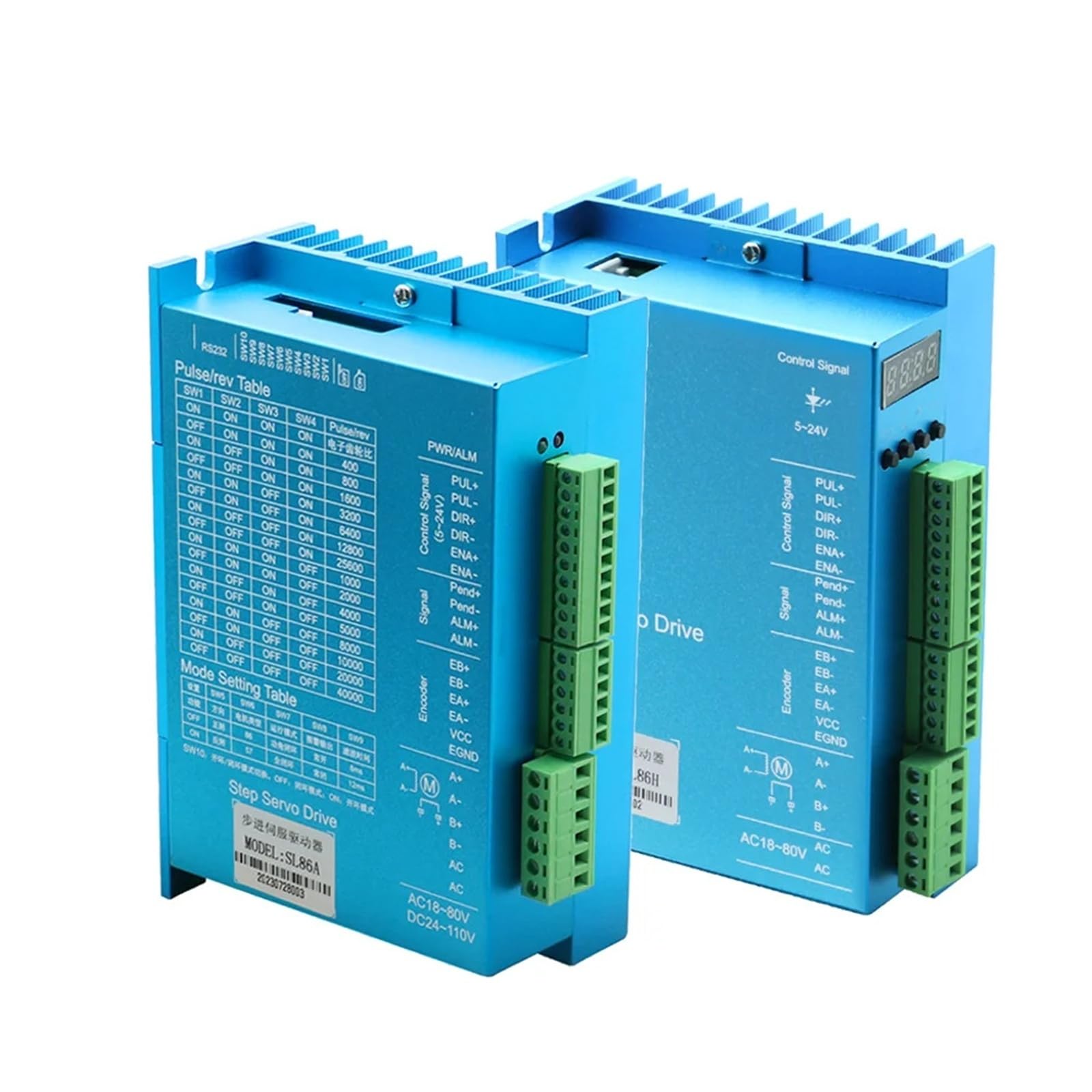 Servomoteur hybride SL86A de précision supérieure, technologie boucle fermée 8A