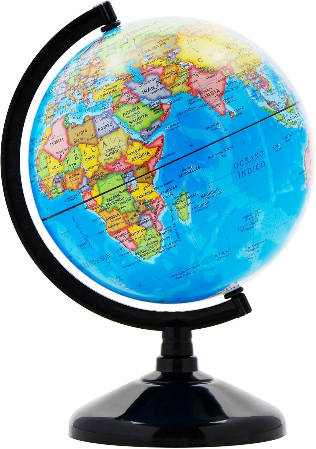 Globo terráqueo educativo