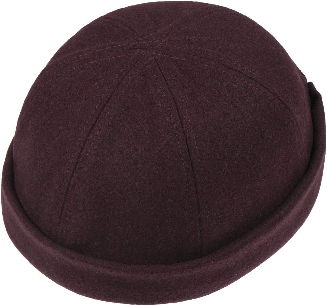 Lipodo Port Docker Cap Winter Men Autumn/Winter Black Blue Grey Bordeaux-Red Hook and Loop Closure Fits Closely