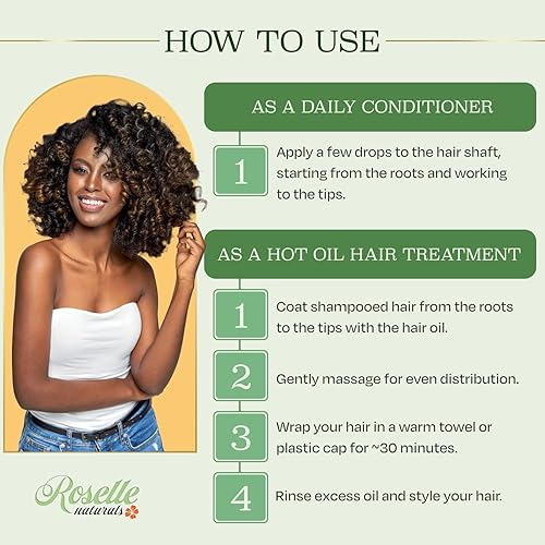 Miniatura 5 de Roselle Naturals Aceite para el cabello Chebe fabricado con auténtico polvo Chebe de Chad  Aceite de Chebe africano para el crecimiento del cabello,