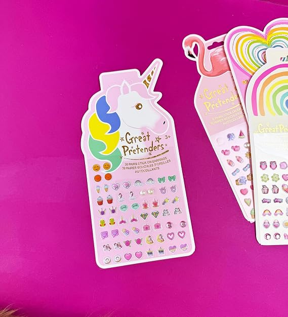 Colorful and Fun Embossed Sticker Set (1 Piece)