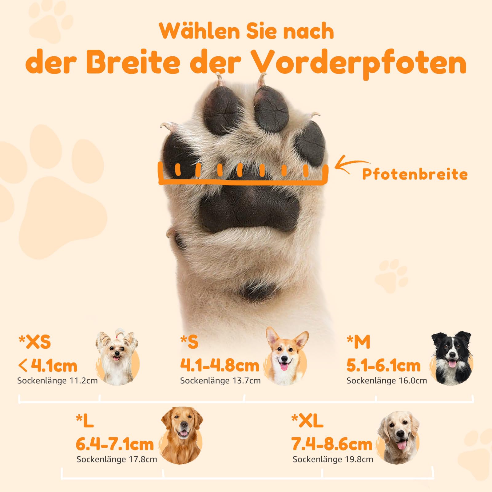 PICK FOR LIFE Calcetines Antideslizantes para Perros, 2 Pares, de Doble Cara, con Correas Ajustables para Interiores (Gris, M)