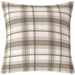 Feelyou Brown Plaid Throw Pillow Covers 1 Pcs 20"x20"