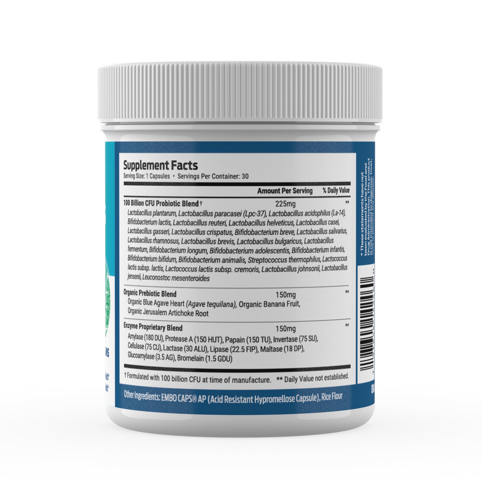 Probiotics for Men and Women, 100 Billion CFU, 26 Unique Strains, Men's and Women's Probiotic and Prebiotics Support Digestive Health, Gut Wellness, Energy, Mood, Immune, PH Balance (30 Caps) — Amazon image 9