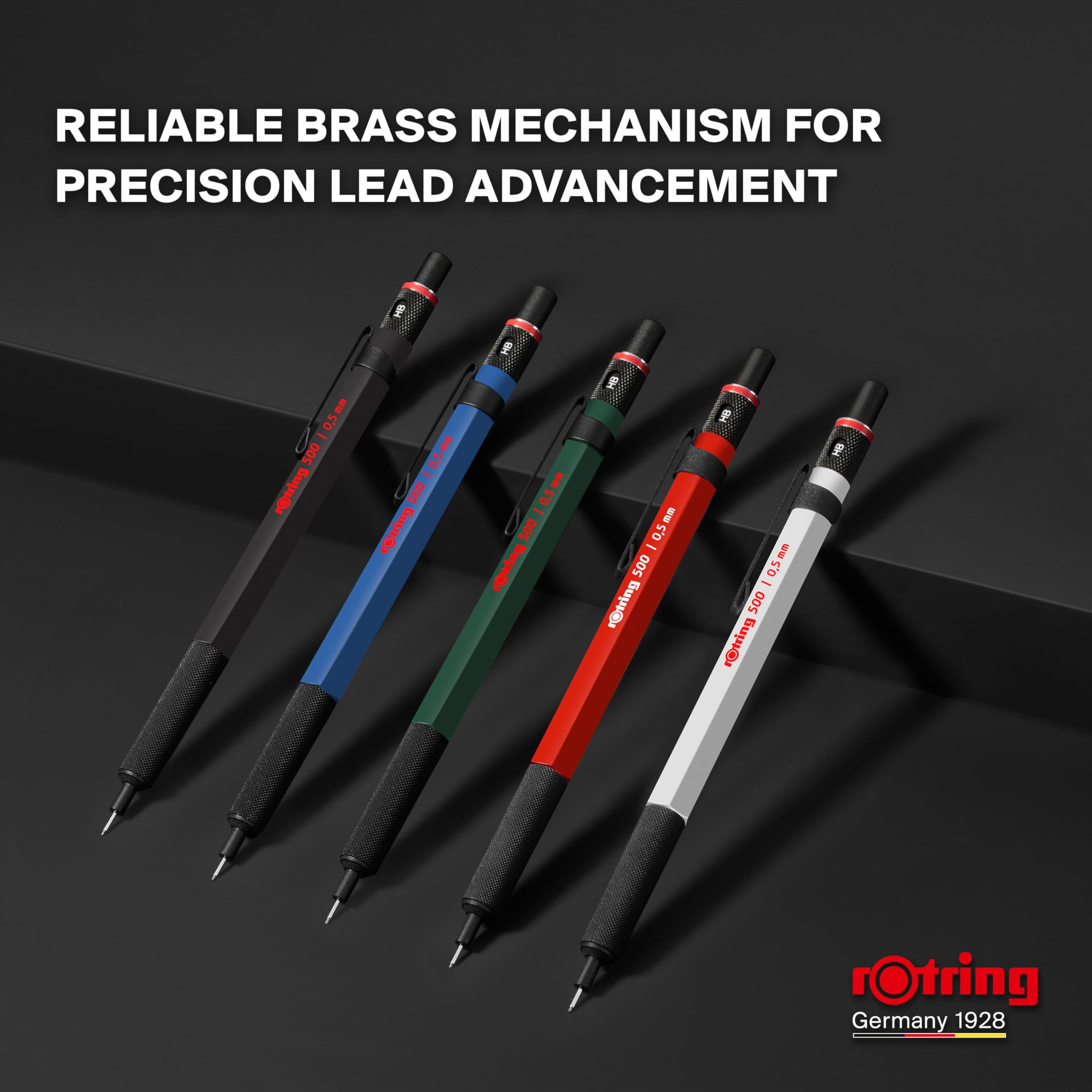 Amazon.com : Rotring 500 Mechanical Pencil, Red and White