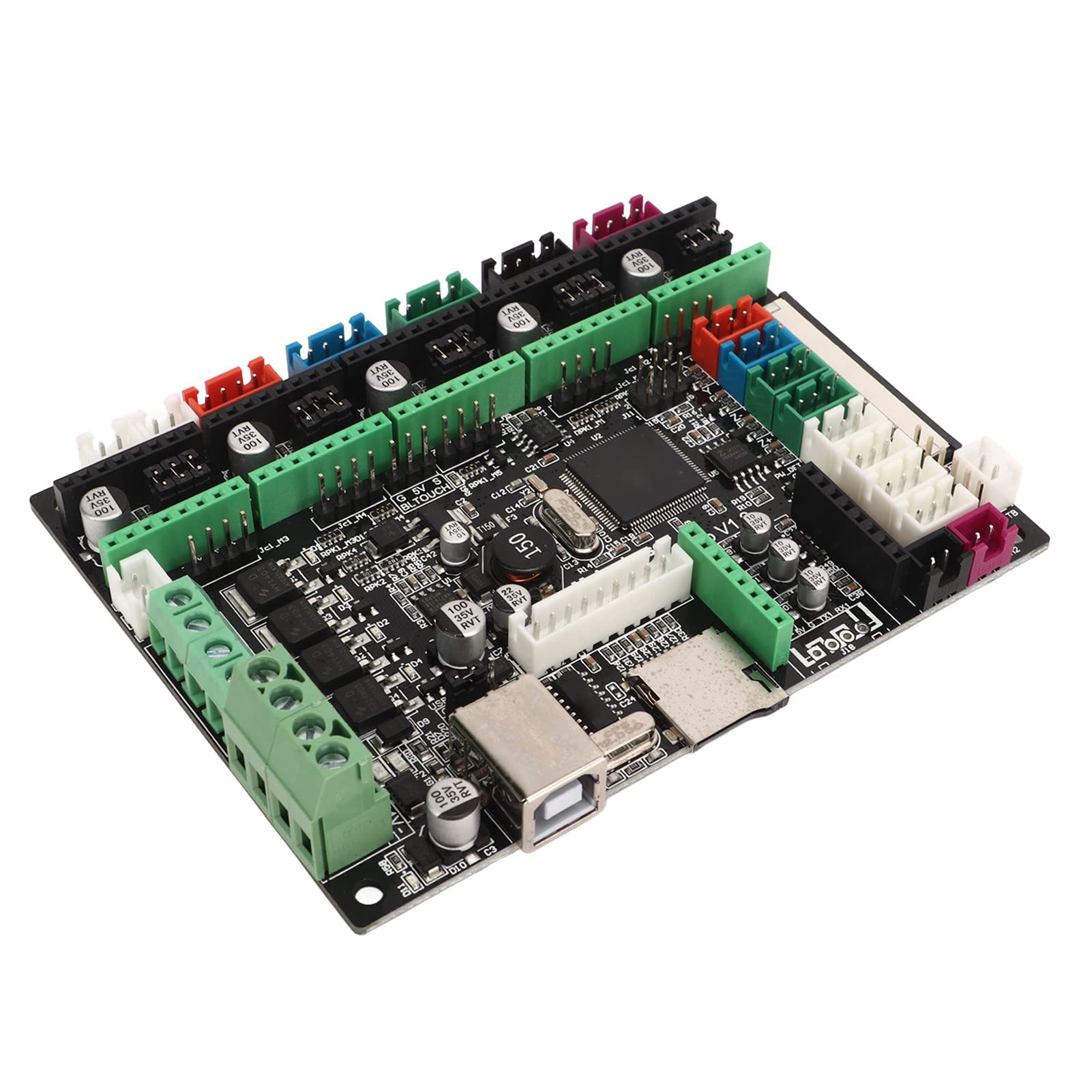 Kit Scheda di Controllo Stampante 3D MKS Robin Nano V1.2 32Bit - Scheda Madre Ad Alte Prestazioni Makerbase per qualità di Stampa e Precisione Migliorate (Modello con touchscreen