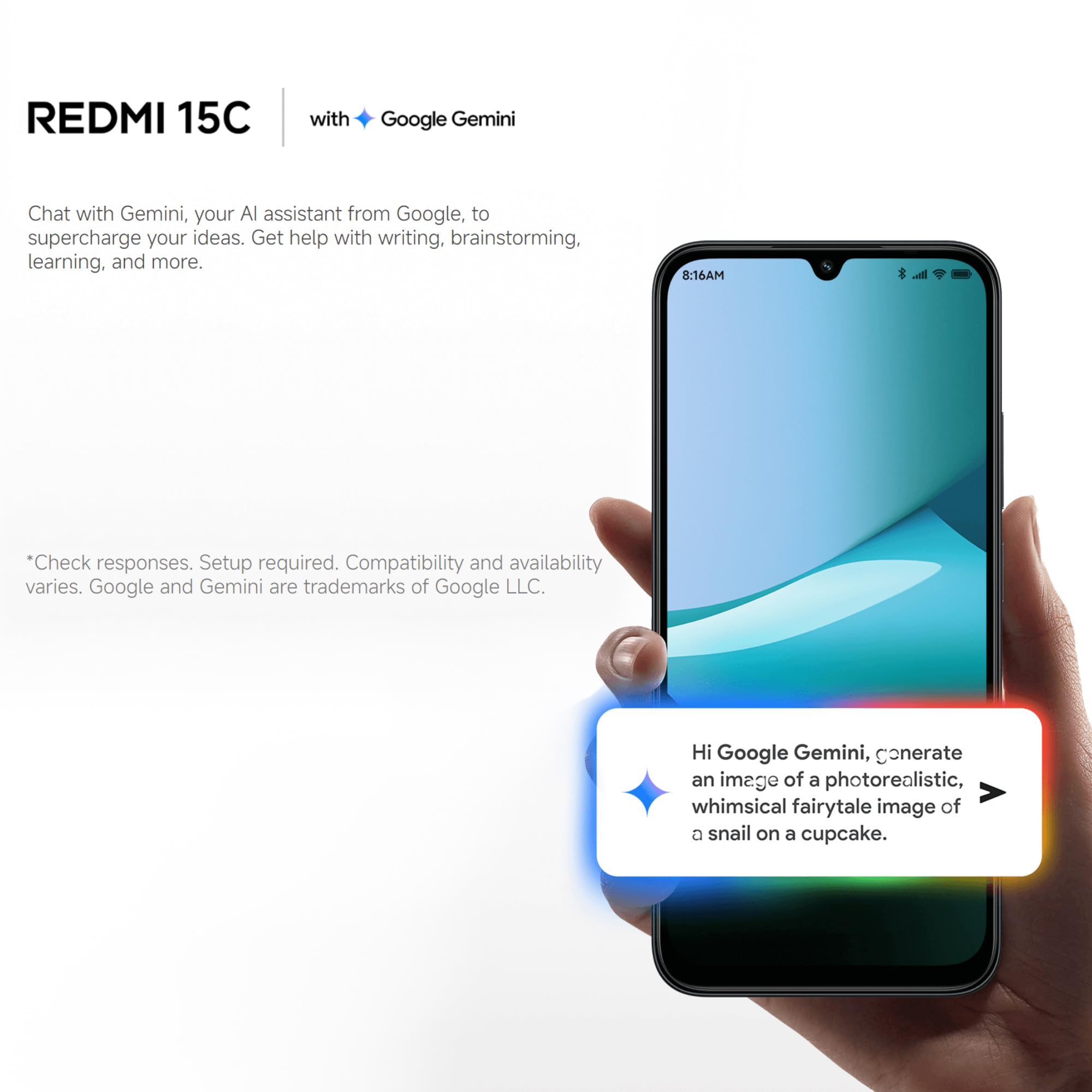 XIAOMI Redmi 15C - Smartphone de 4+256GB, Cámara Dual con IA de 50 MP, Pantalla inmersiva de 6,9" 120 Hz, Potente procesador octacore, Carga rápida de 33W, Cargador no Incluido, Negro (Versión ES)