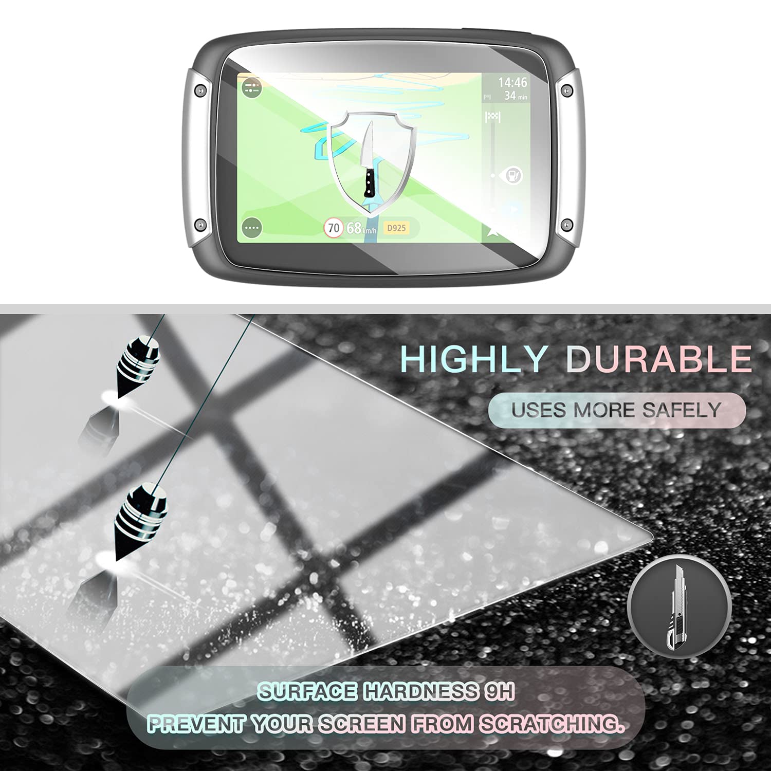 dipos I Pellicola Protettiva Compatibile con Homtom HT20