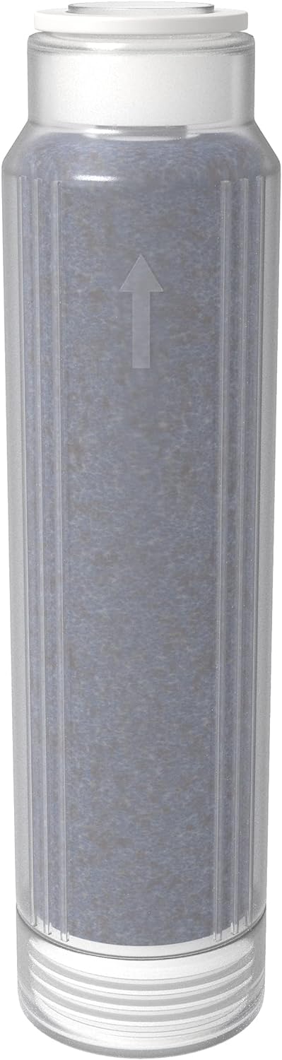 AQUATICLIFE 10-Inch Mixed-Bed Color Changing Deionization Resin Filter, RODI Reverse Osmosis DI Water Filter Replacement Cartridge