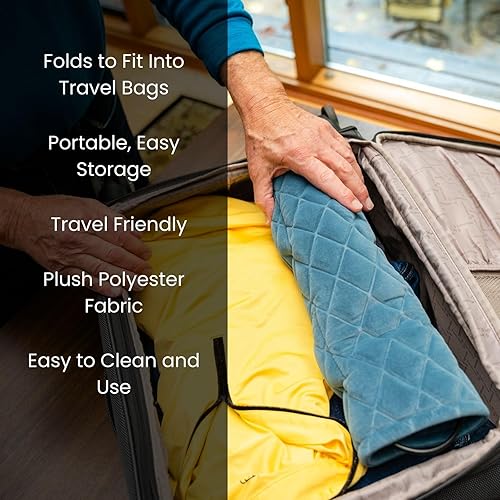 Miniatura 4 de ' Bliss Massage Cushion - Masajeadores - Esenciales de viaje - Alivio del dolor de piernas y espalda baja - Masajeador de piernas y espalda de silla