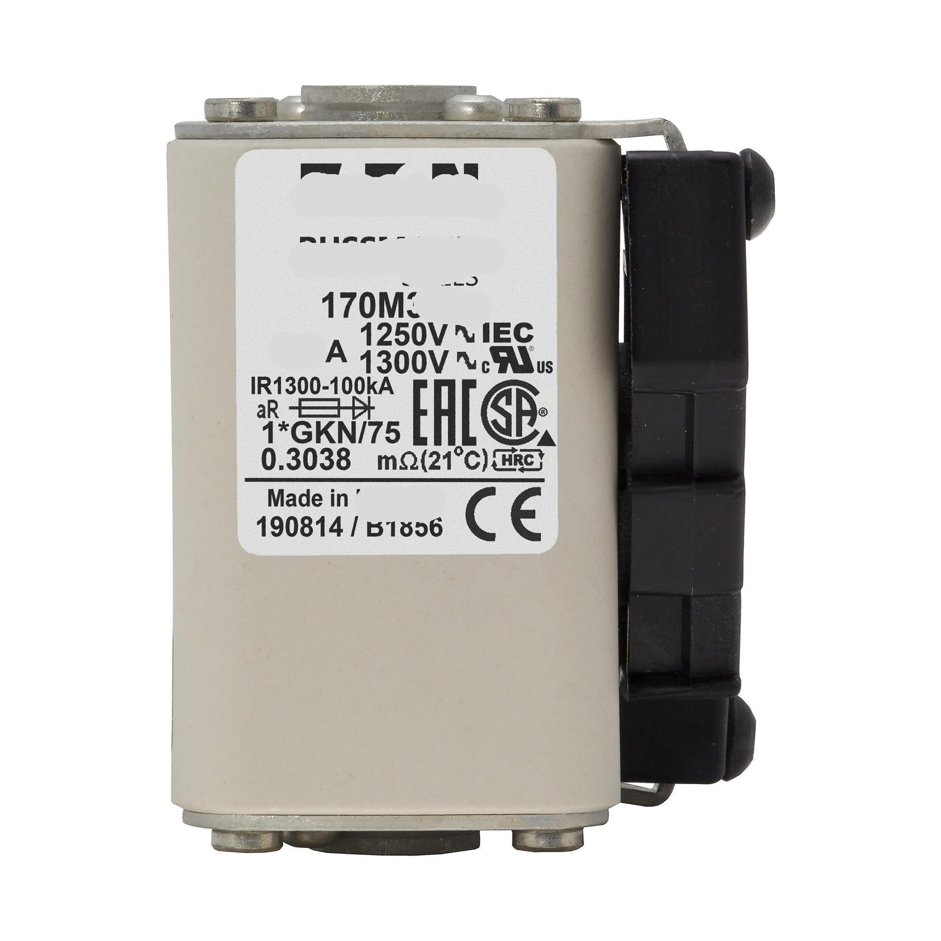 Fusible 170M3495 évite les pannes électriques avec sa fixation extrémité plate - 2