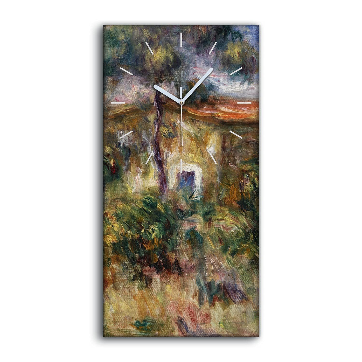 Horloge sur Toile Silencieuse Coloray sans Tic-Tac pour Chambre et Salon