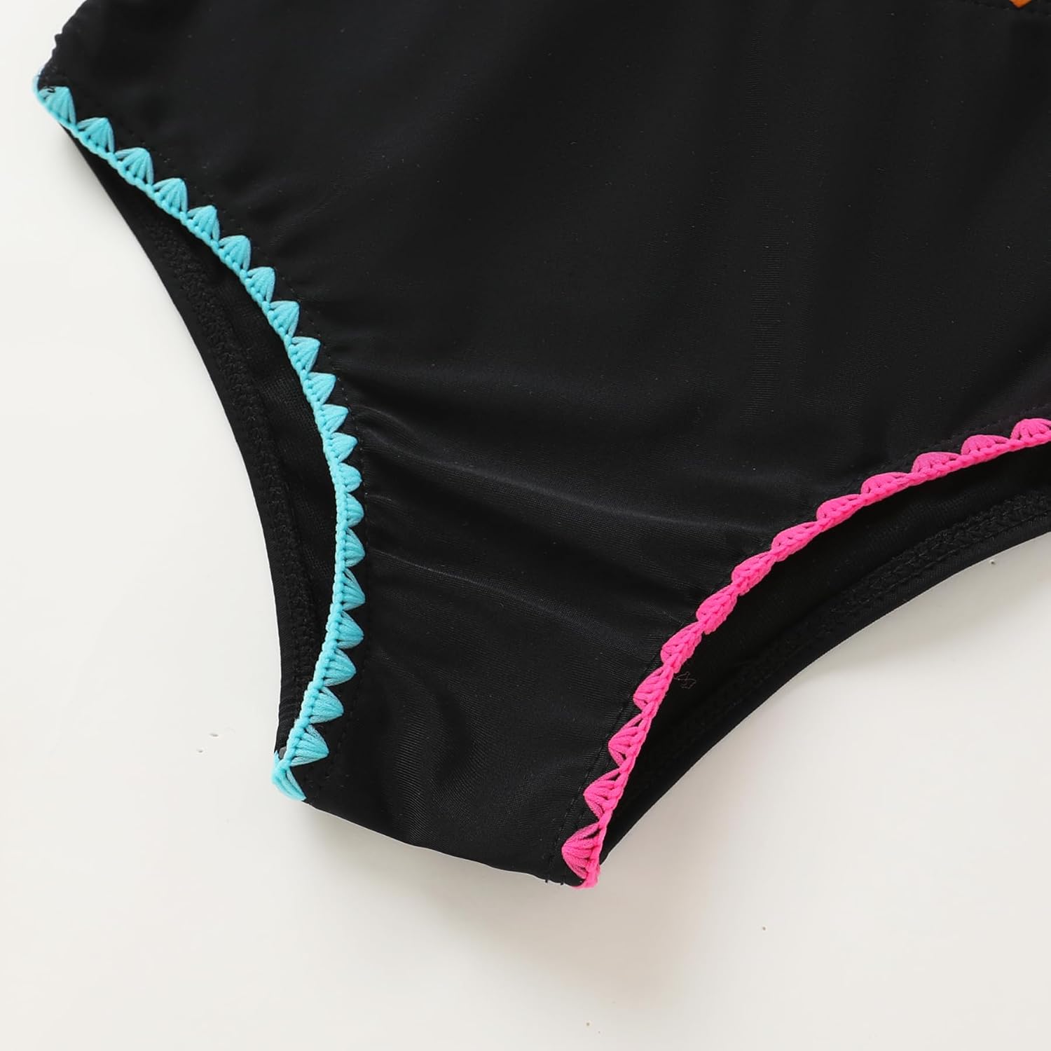 YOUNGER TREE Toddler Girls Two Pieces Swimsuit Color Block Stripe Swimwear Summer Beach Bathing Suit 18M-5T - Image 5