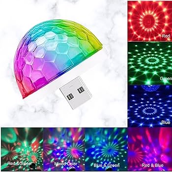 ミラーボール40cm☆新品♪LEDスポットライト×2☆モーター早め