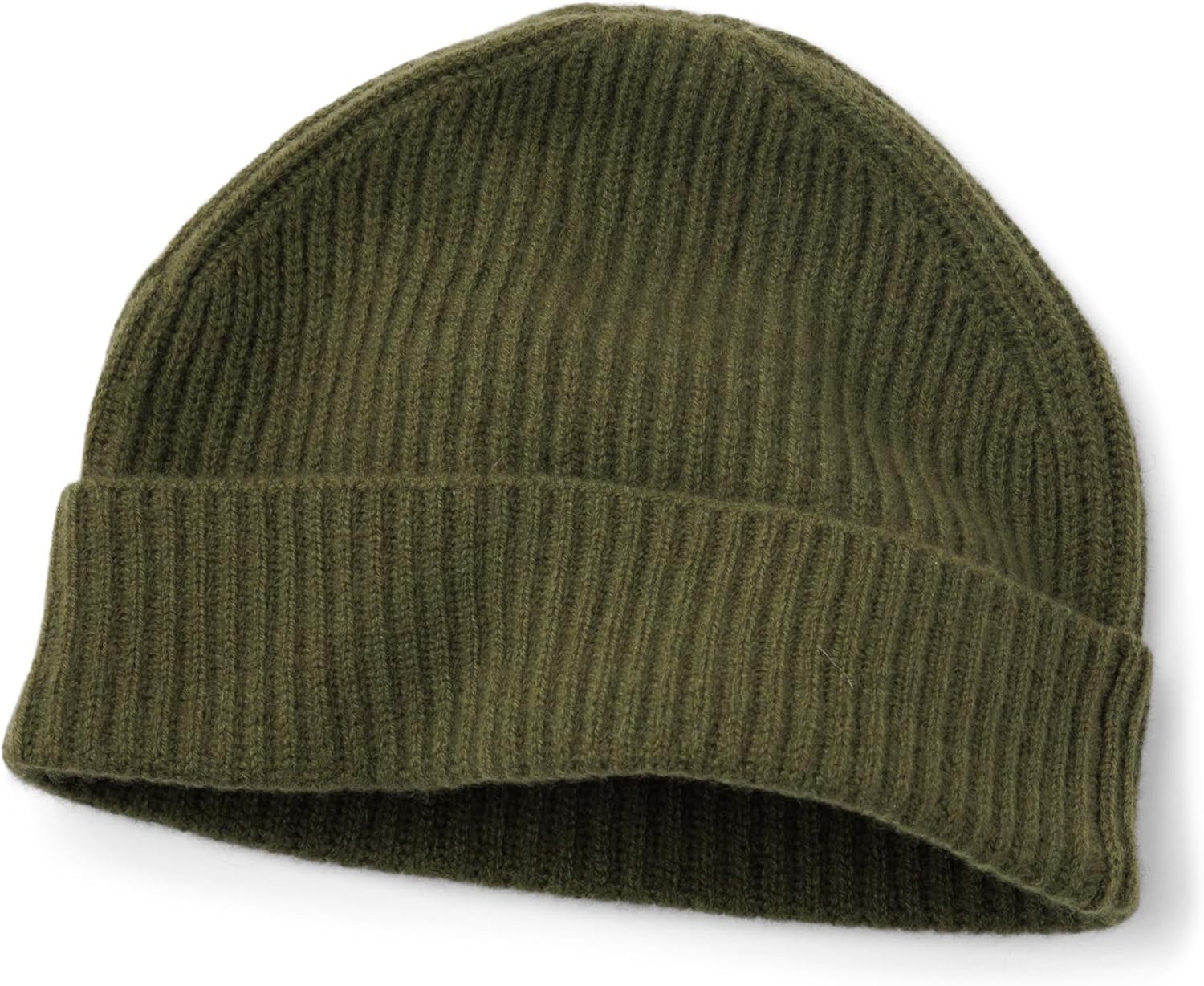 Fishers Finery Women's 100% Cashmere Cuffed Beanie