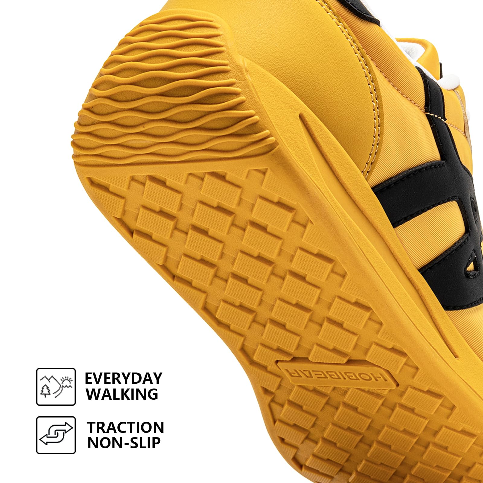 HOBIBEAR Zapatos descalzos unisex | puntera ancha | zapatillas transpirables para el tiempo libre - 5