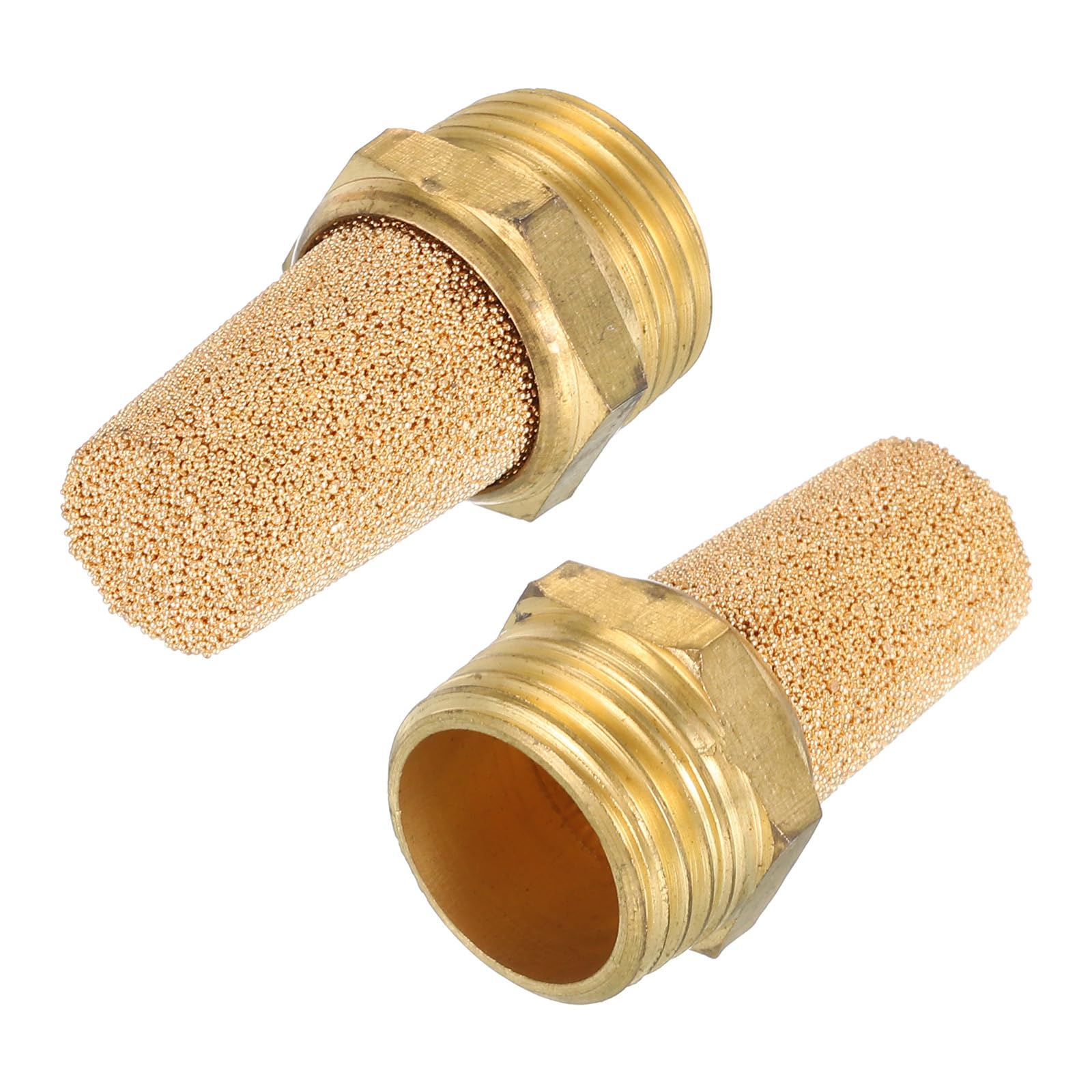 QUARKZMAN Marmitta Pneumatico 1/2" NPT Ottone 2pz