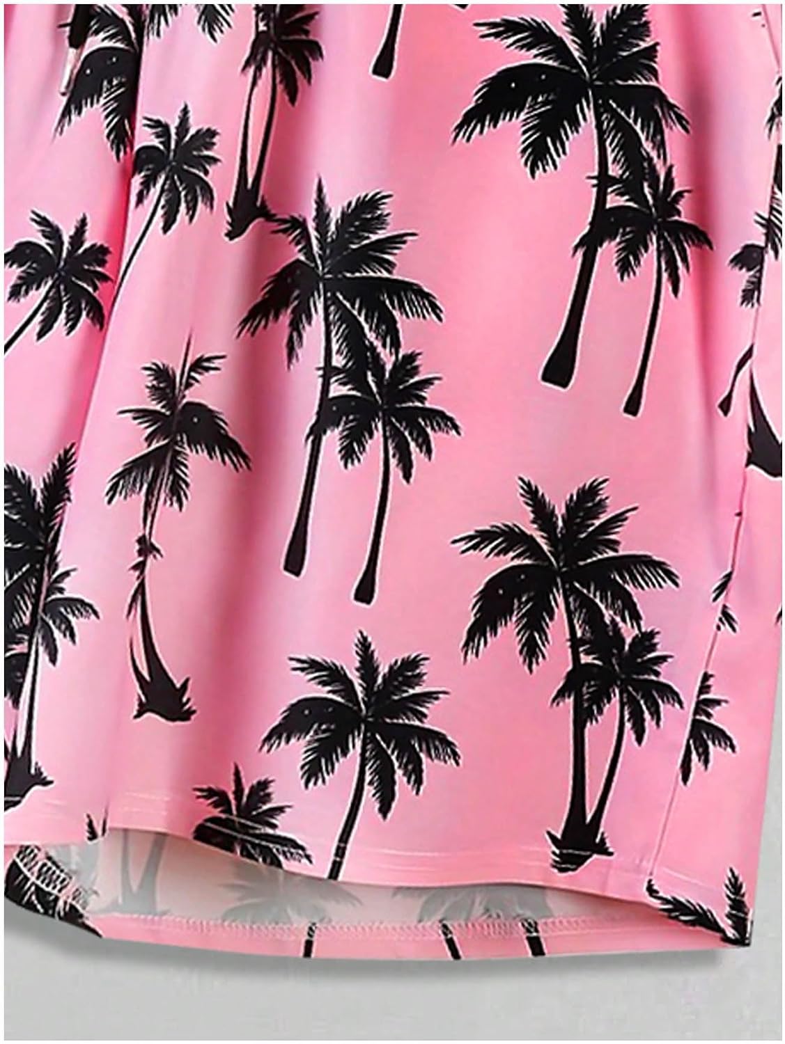 Floerns Men's Hawaiian Summer Vacation 2 Piece Outfits Graphic Print T Shirt Drawstring Waist Shorts