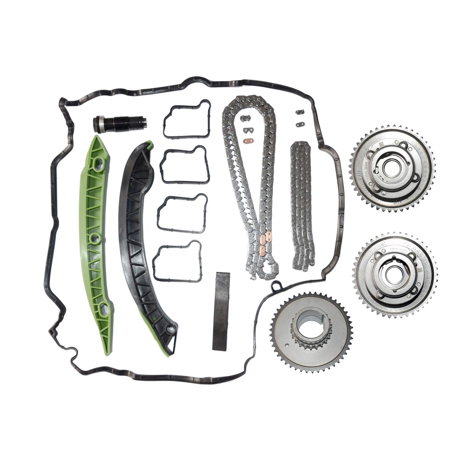 Bisenya Nockenwellenrad Steuerkettensatz Kompatibel mit W204 S204 W212 C207 | Kompatibel mit S212 A207 R172 C204 C180 C200 C250 E200 E250 CGI SLK250, 2710501400