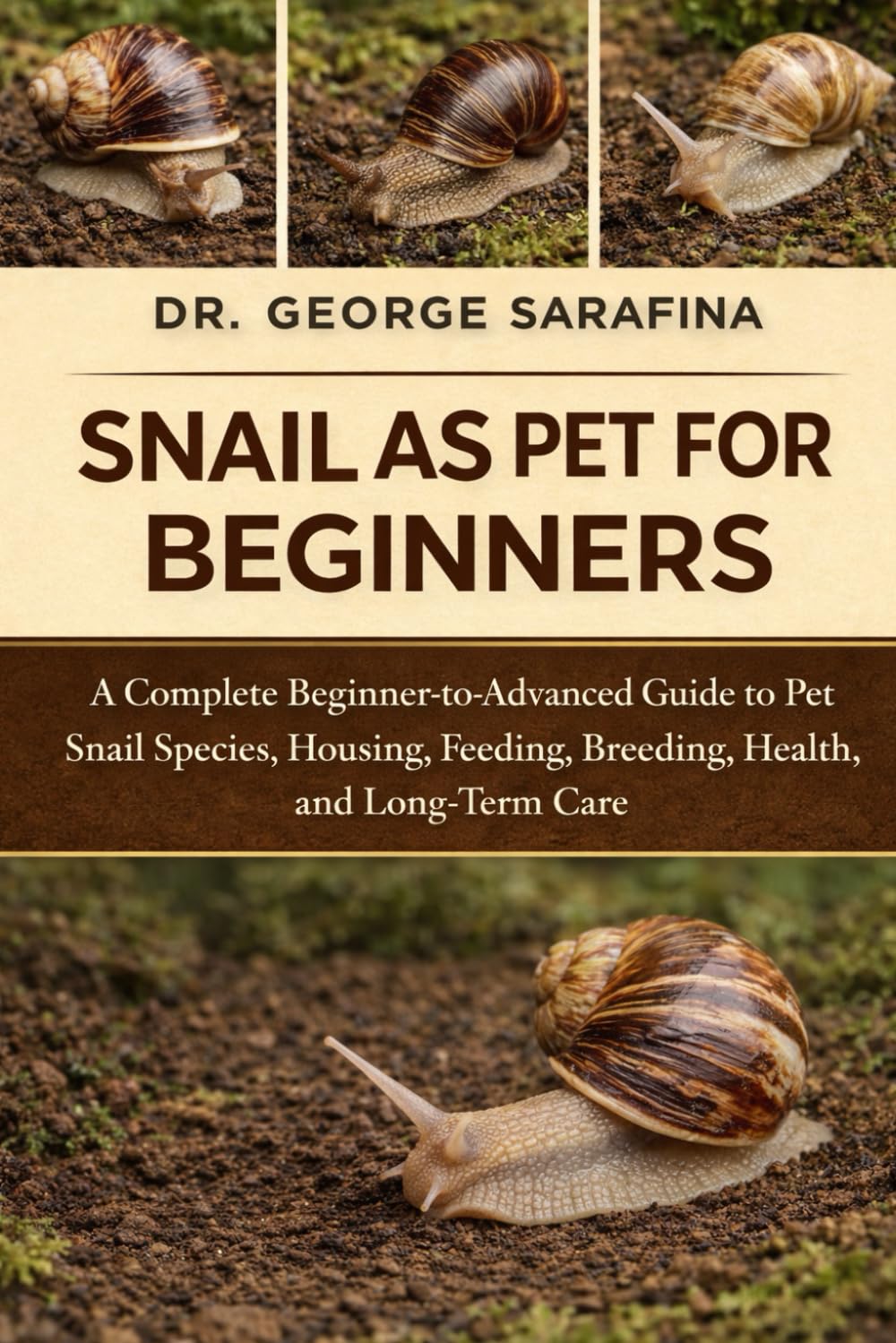 SNAIL AS PET FOR BEGINNERS: A Complete Beginner-to-Advanced Guide to Pet Snail Species, Housing, Feeding, Breeding, Health, and Long-Term Care