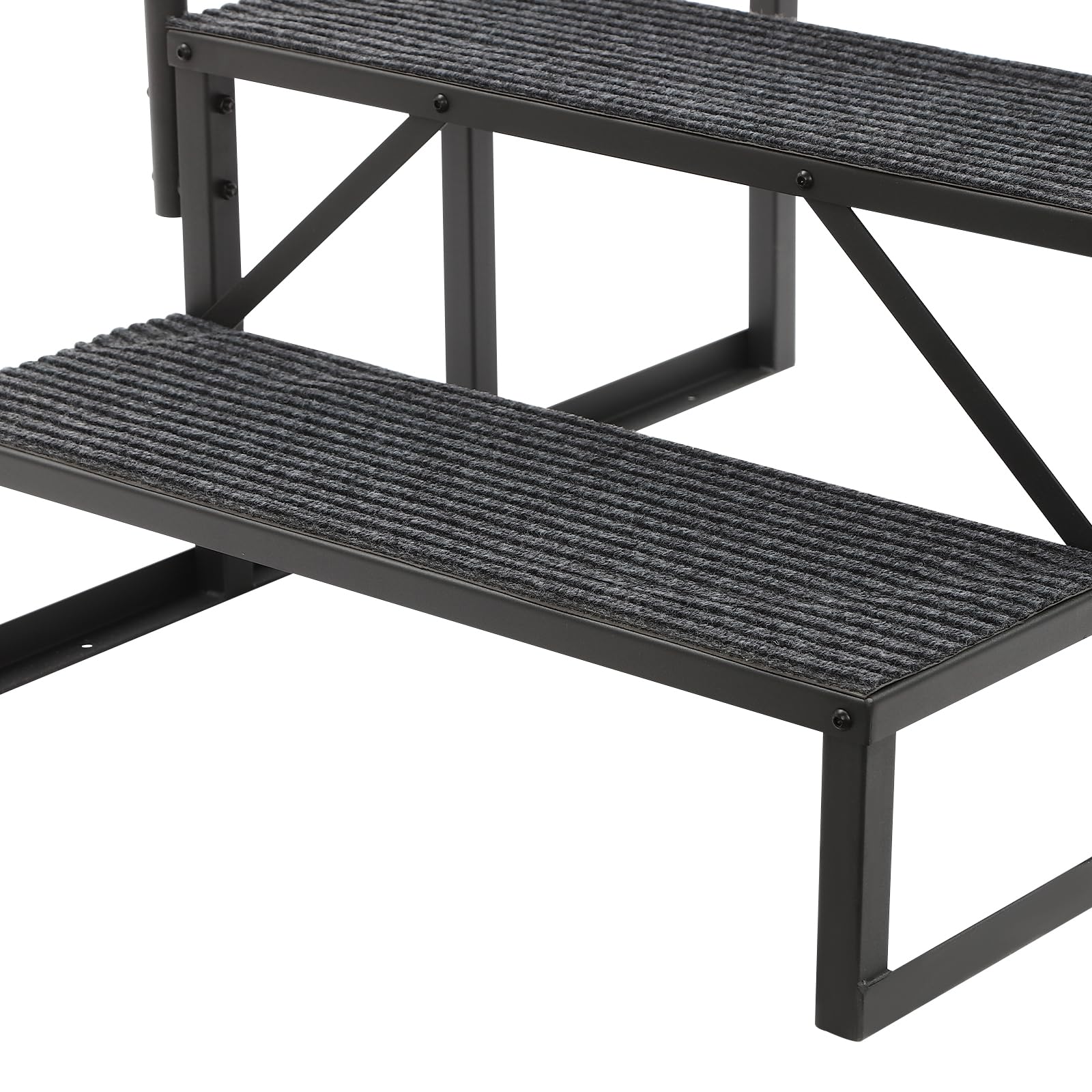 Wohnmobil-Treppe 3-stufige, Tragbare RV Stufen, 204kg Tragkraft