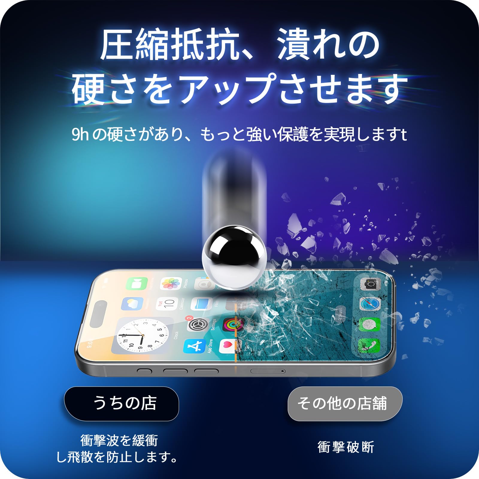 Amazon | Tziciz 対応 iPhone 17 Pro Max ガラスフィルム + ケース