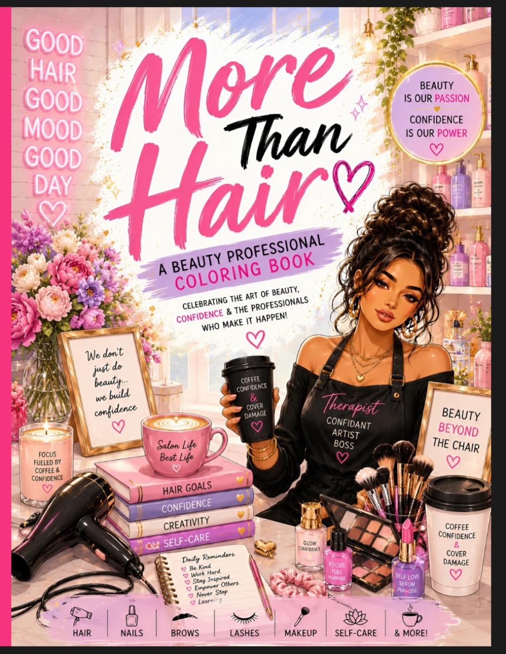 More than Hair: A Beauty Professional Coloring Book