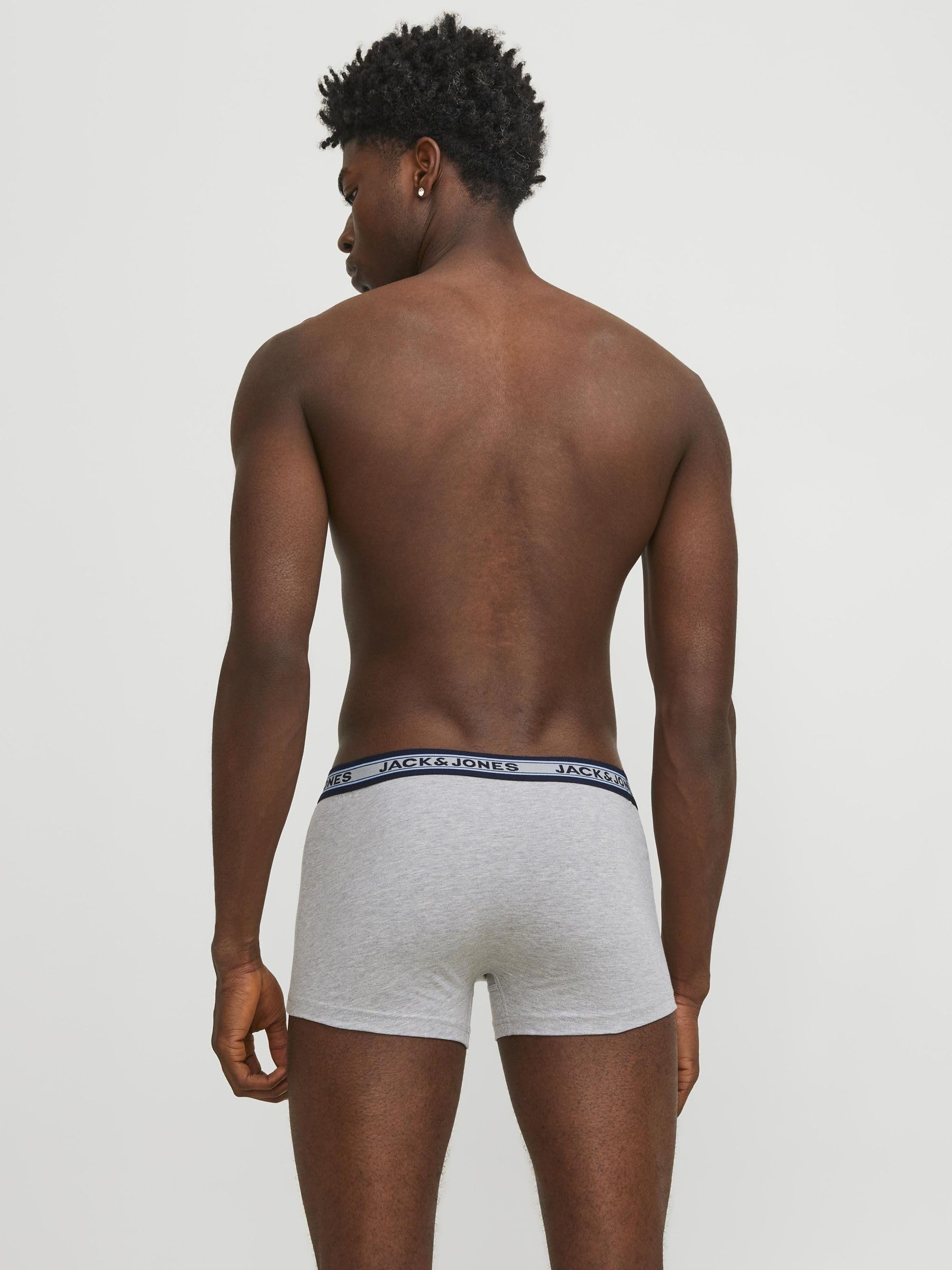 JACK & JONES Bokserki męskie (10 sztuk), szary, S