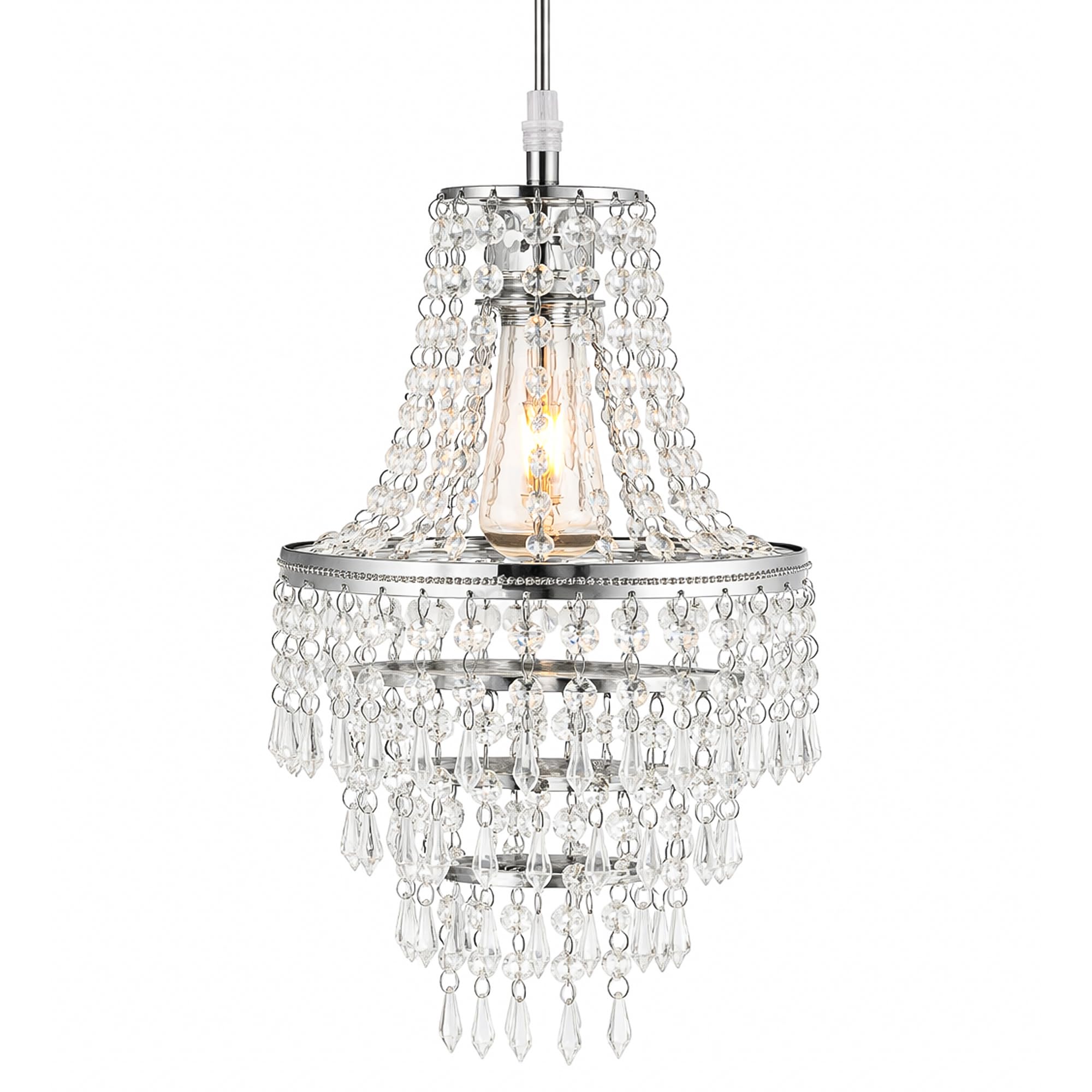 B&Q -  Acrylic Teardrop Pendant Lightshade
