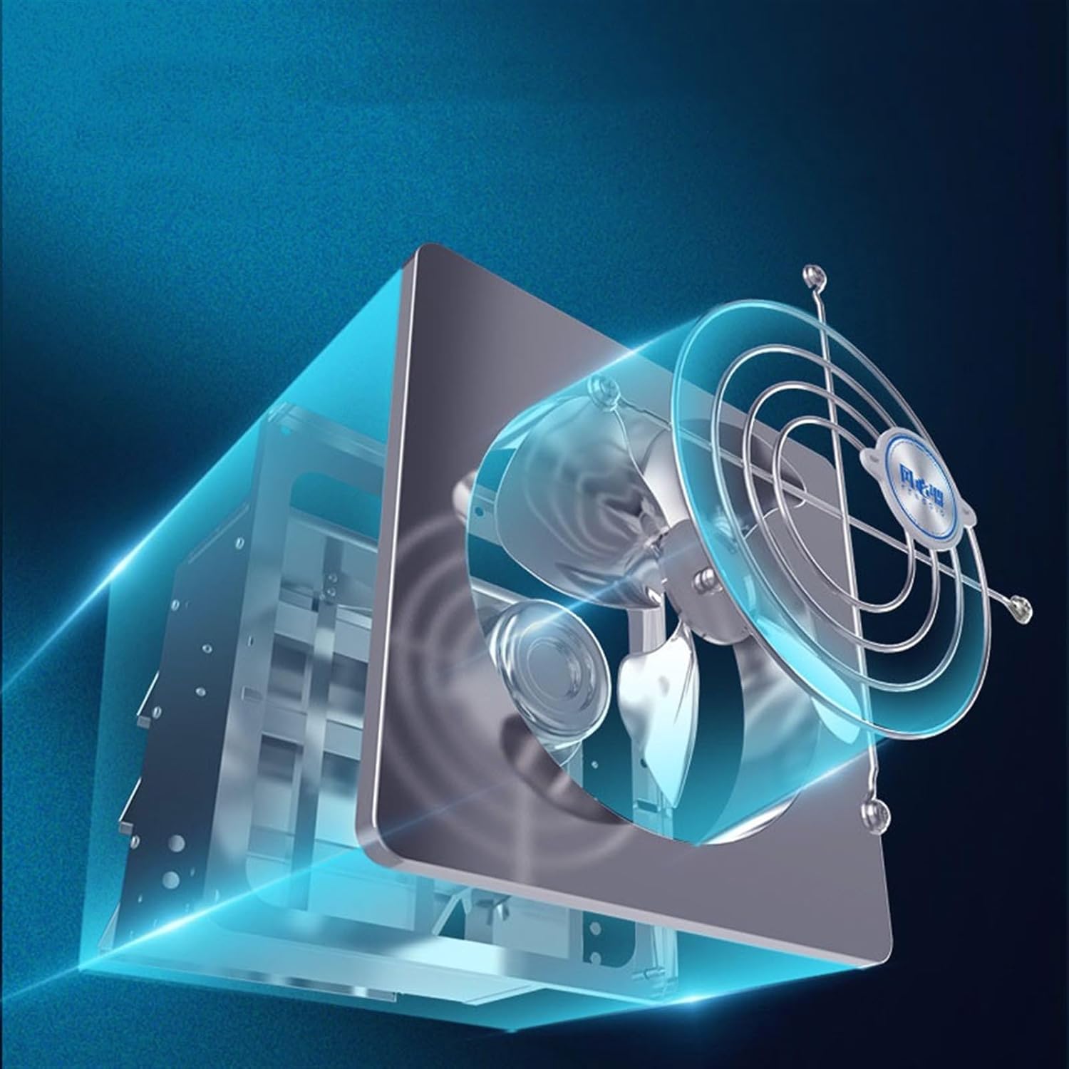 Extraction Fan Stainless Steel Extractor Fan Kitchen Extractor Fan Window Type Powerful Mute Louver Ventilation Fan Smoke Extraction