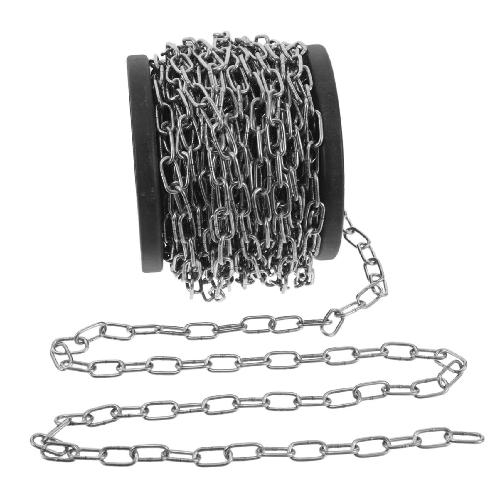 Cadena Colgante de Acero Inoxidable 1 Rollo Plata de 0,08 Pulgadas