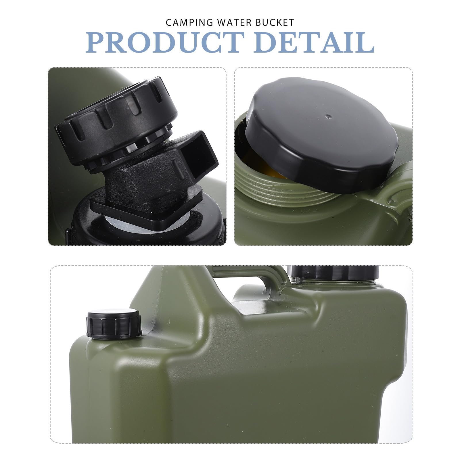 Tragbarer Wasserbehälter mit Griff 18l Pe für Camping und Jagd