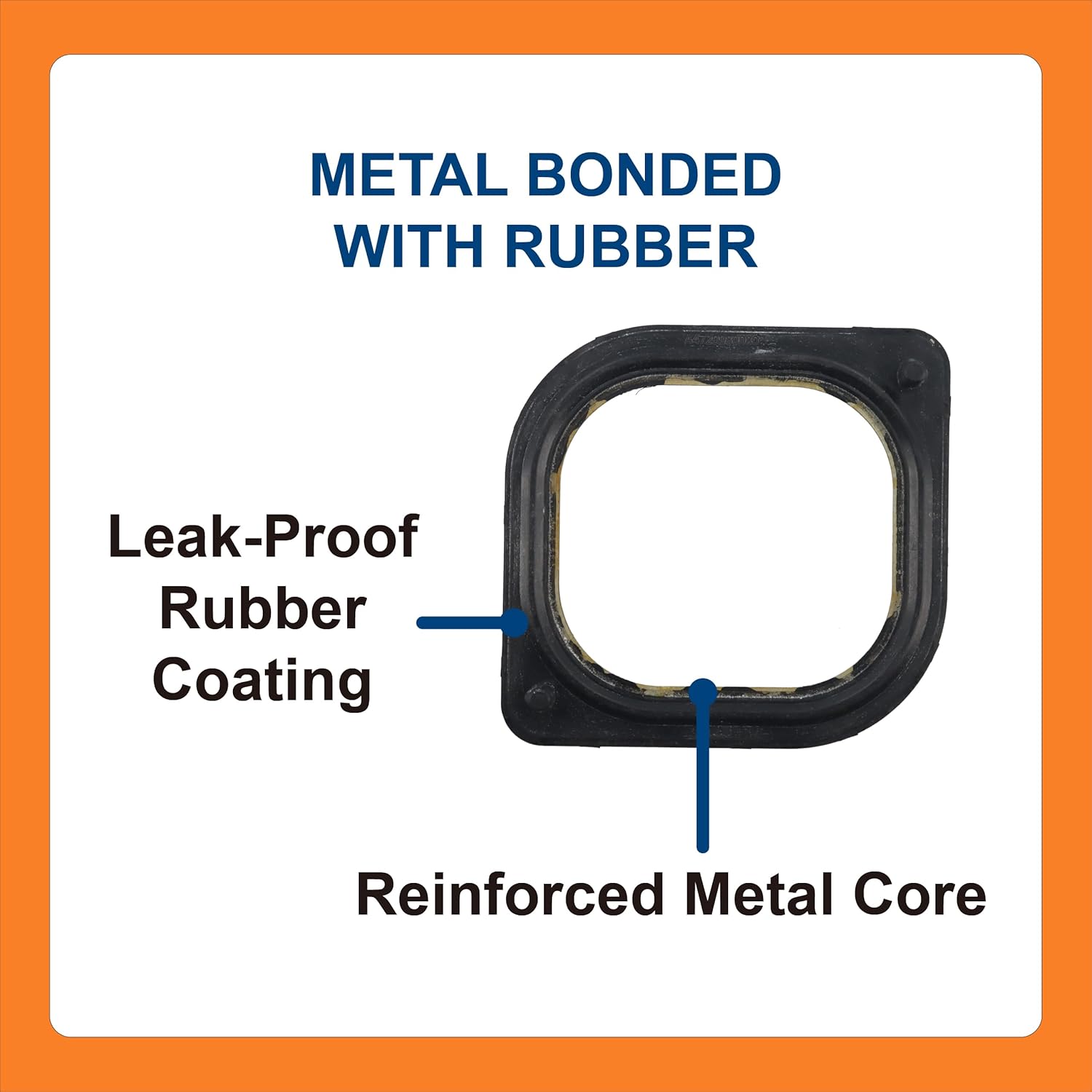 BTS-A4720980080 Intake Manifold Gasket Set, Compatible with Detroit Diesel DD13/DD15, 6 PCS Aftermarket Replacement for OEM#A4720980080, Junta del Colector de Admisión