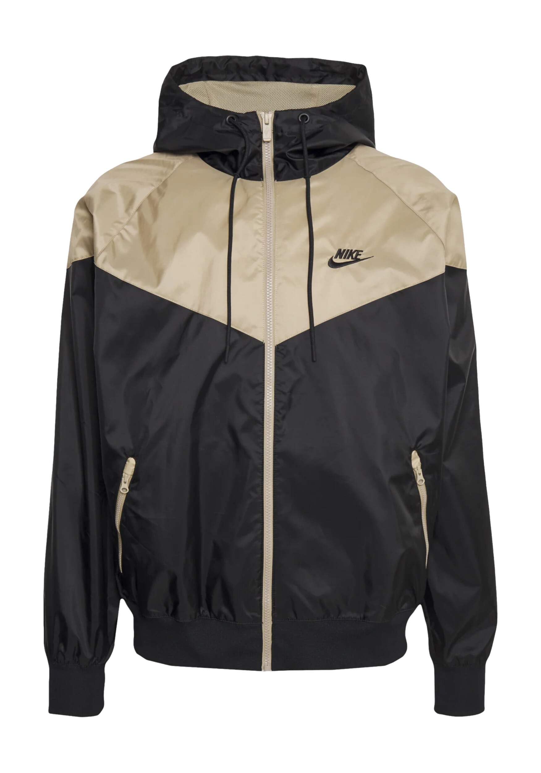 NIKE DA0001-015 M NK WVN LND WR HD JKT Jacket Men's BLACK/KHAKI/BLACK Size M