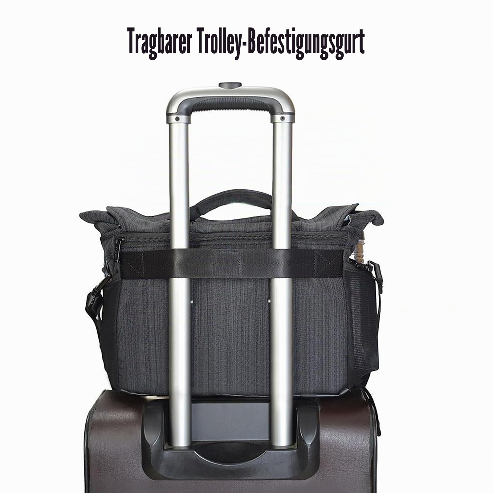 CADeN Kameratasche, Kamera Messenger umhängetasche, DSLR SLR Wasserabweisend Foto Tasche Diebstahlschutz Schutzhülle Kompatibel mit Nikon Canon Sony Spiegelreflex Stativ