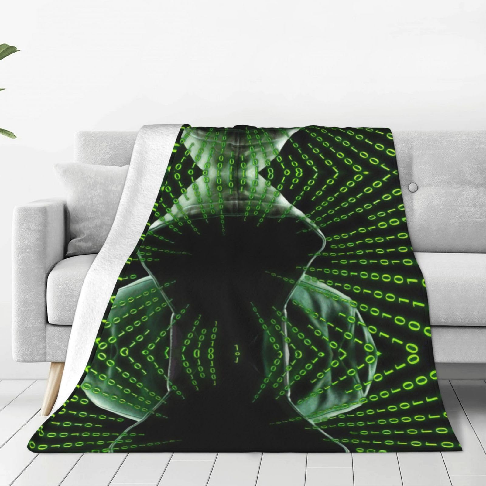 Couverture en micro-polaire chaude pour vos soirées sur le canapé