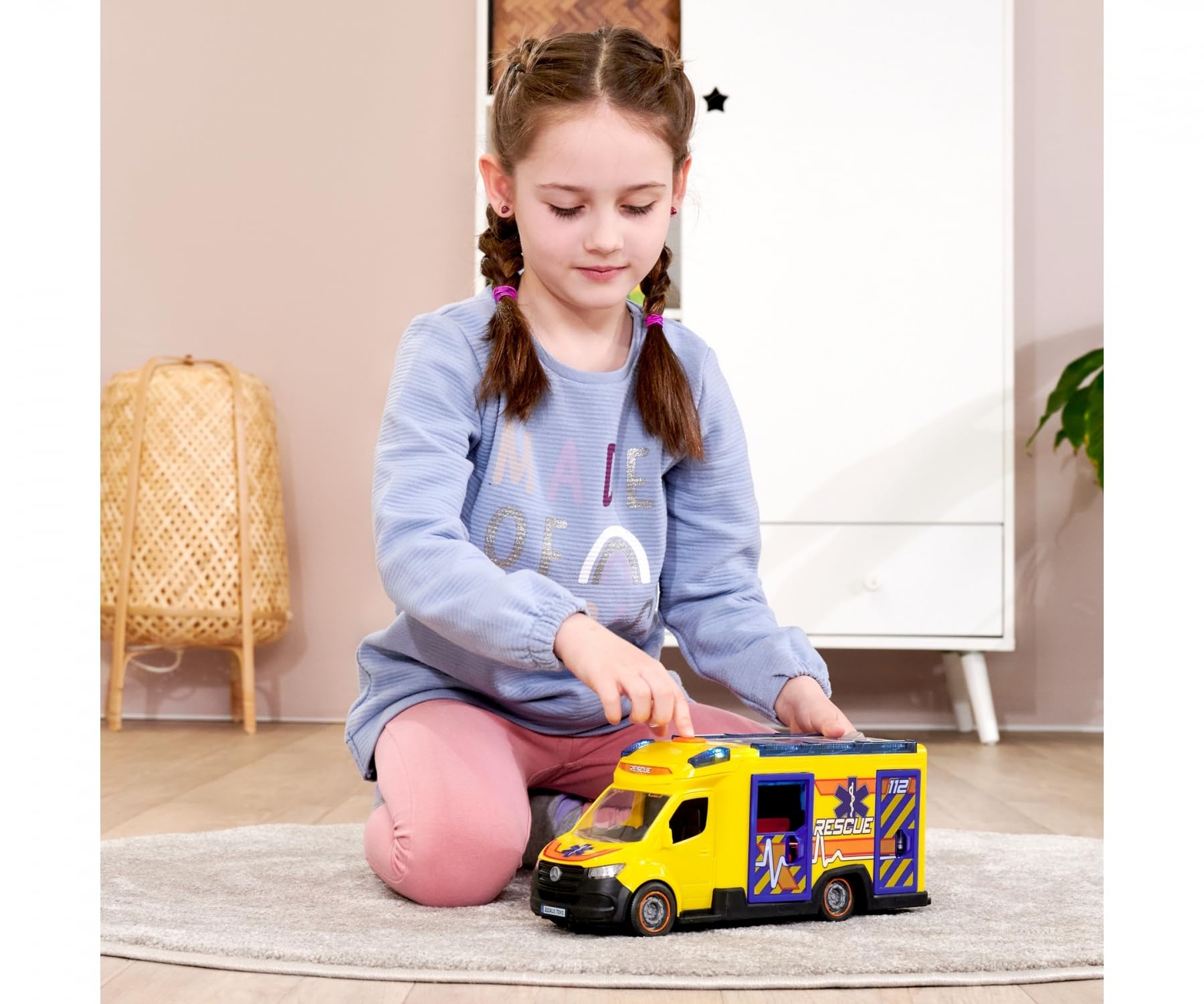 Dickie Toys - Sprinter DE Ambulancia DE Fuego Y Rescate