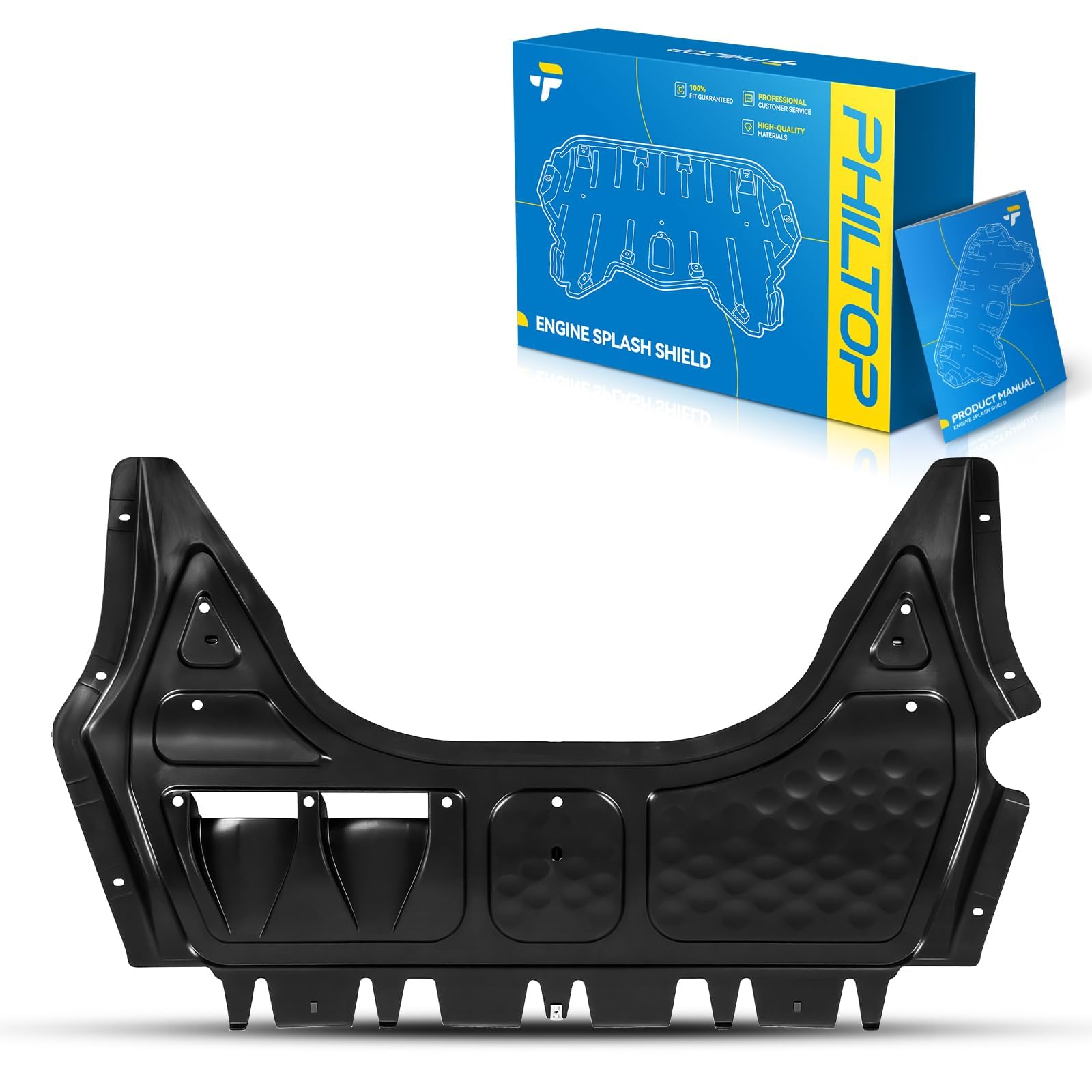 PHILTOP Engine Splash Shield fit for 2006-2008 Volkswagen Passat 2.0T, 1Pc