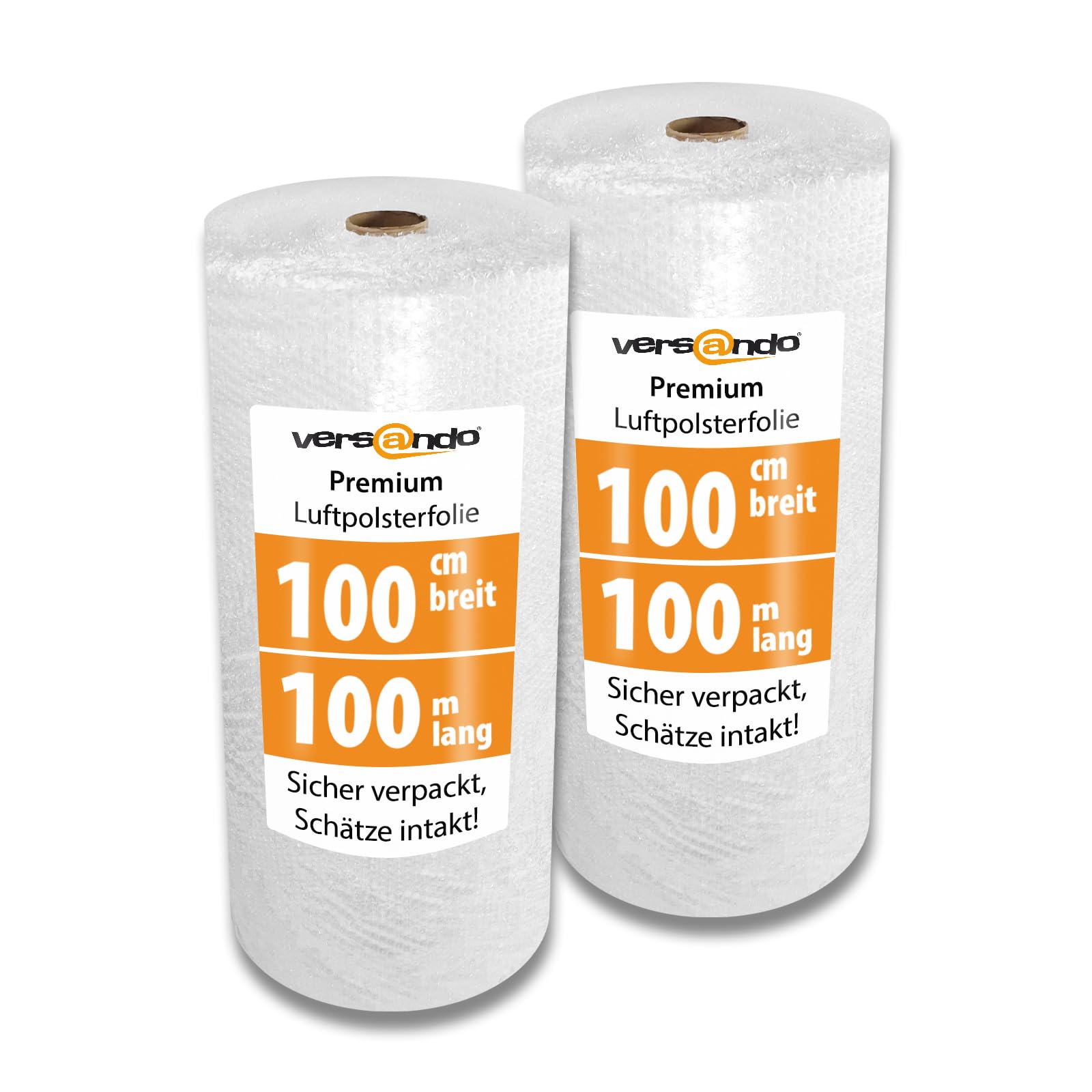 versando 2 envoltorios de burbujas de calidad prémium, 100 m x 1 m, para | envíos, embalajes, mudanzas, papel de burbujas