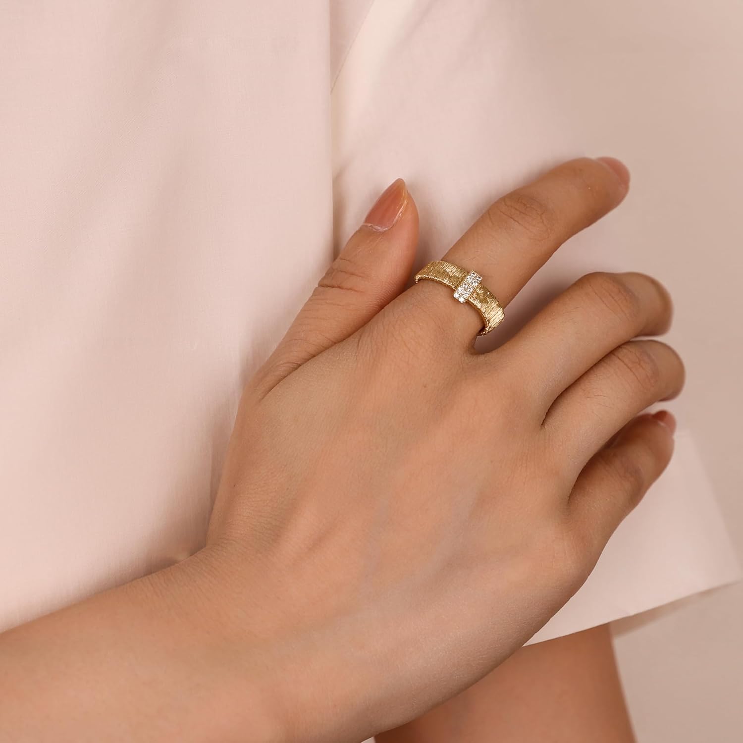 Handmade Italian Ring S925 Silver Stackable-Rings Cool Multi-Loop Ring Adjustable Artisan Jewelry Birtherday Christmas Gift For Mother Wife